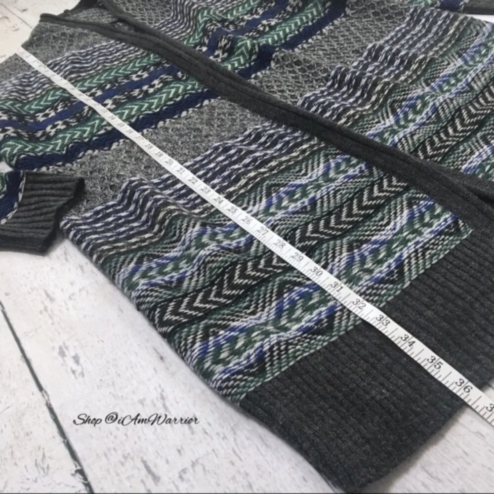 Jessica Simpson blue/gray duster cardigan sweater *shop@iamwarrior
